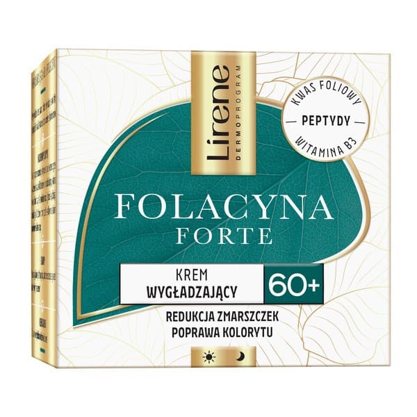 Dermoprogram Folacyna Forte, krem wygładzający na dzień/noc, 60+
