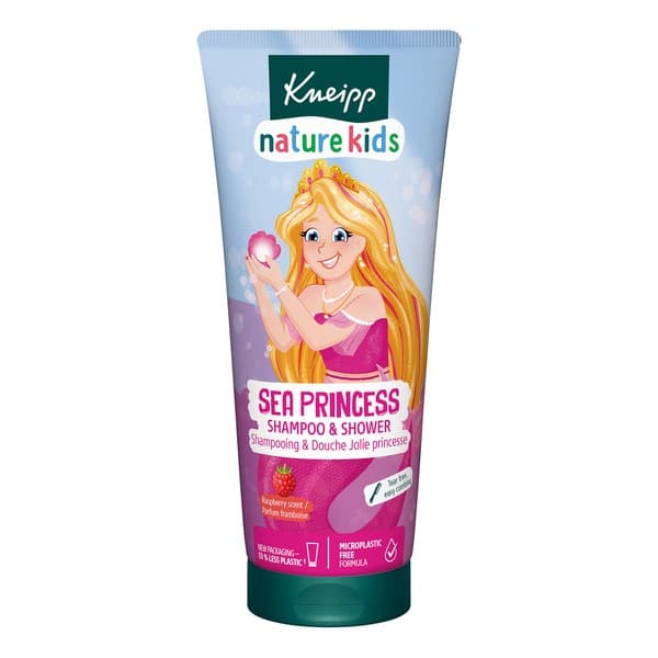Nature Kids, szampon i żel pod prysznic, Morska księżniczka
