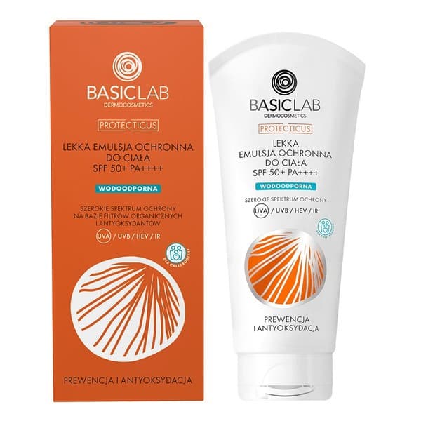 Protecticus, lekka emulsja ochronna do ciała SPF 50+ PA++++