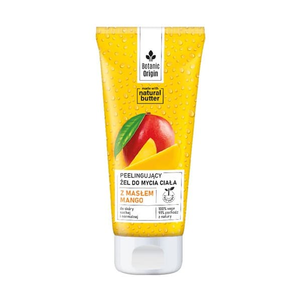 Origin, żel peelingujący do mycia ciała z masłem mango