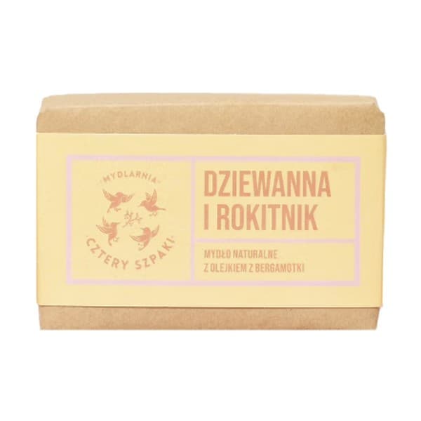 Mydlarnia 4 Szpaki, Dziewanna i Rokitnik, naturalne mydło w kostce