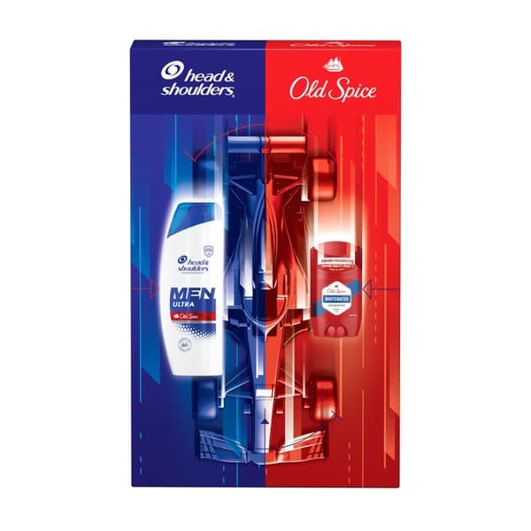 Zestaw Old Spice Whitewater, dezodorant w sztyfcie dla mężczyzn + Head & Shoulders Men Ultra Old Spice, szampon dla mężczyzn