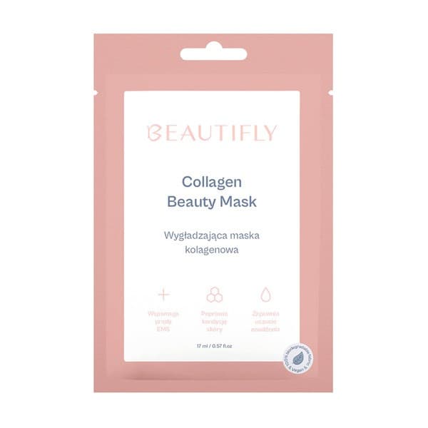 Collagen Beauty Mask, wygładzająca maska kolagenowa w płachcie