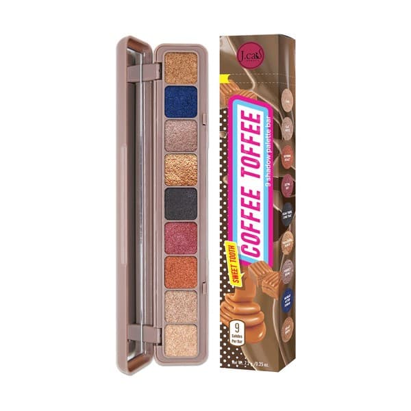 Sweet Tooth 9 Shadow Palette Bar, paleta cieni do oczu, 102 Coffee Toffee