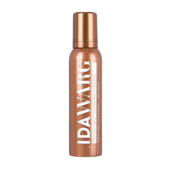Ida Warg Tinted Self-Tanning Mousse, samoopalacz w musie do ciała, Medium Dark