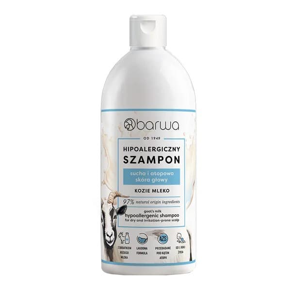 Hipoalergiczna, szampon hipoalergiczny, Kozie Mleko