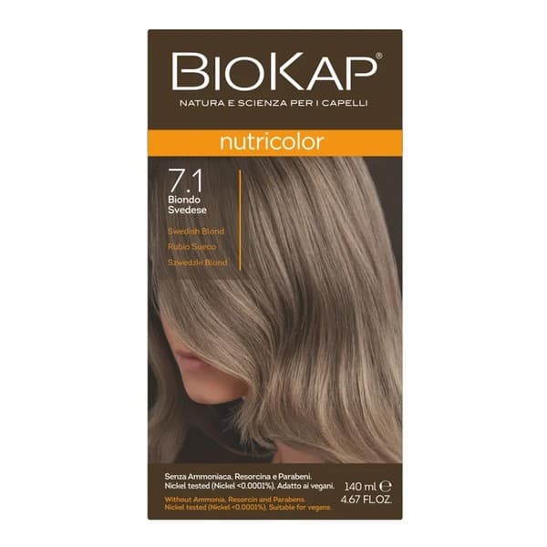 Nutricolor, farba do włosów, 7.1 szwedzki blond