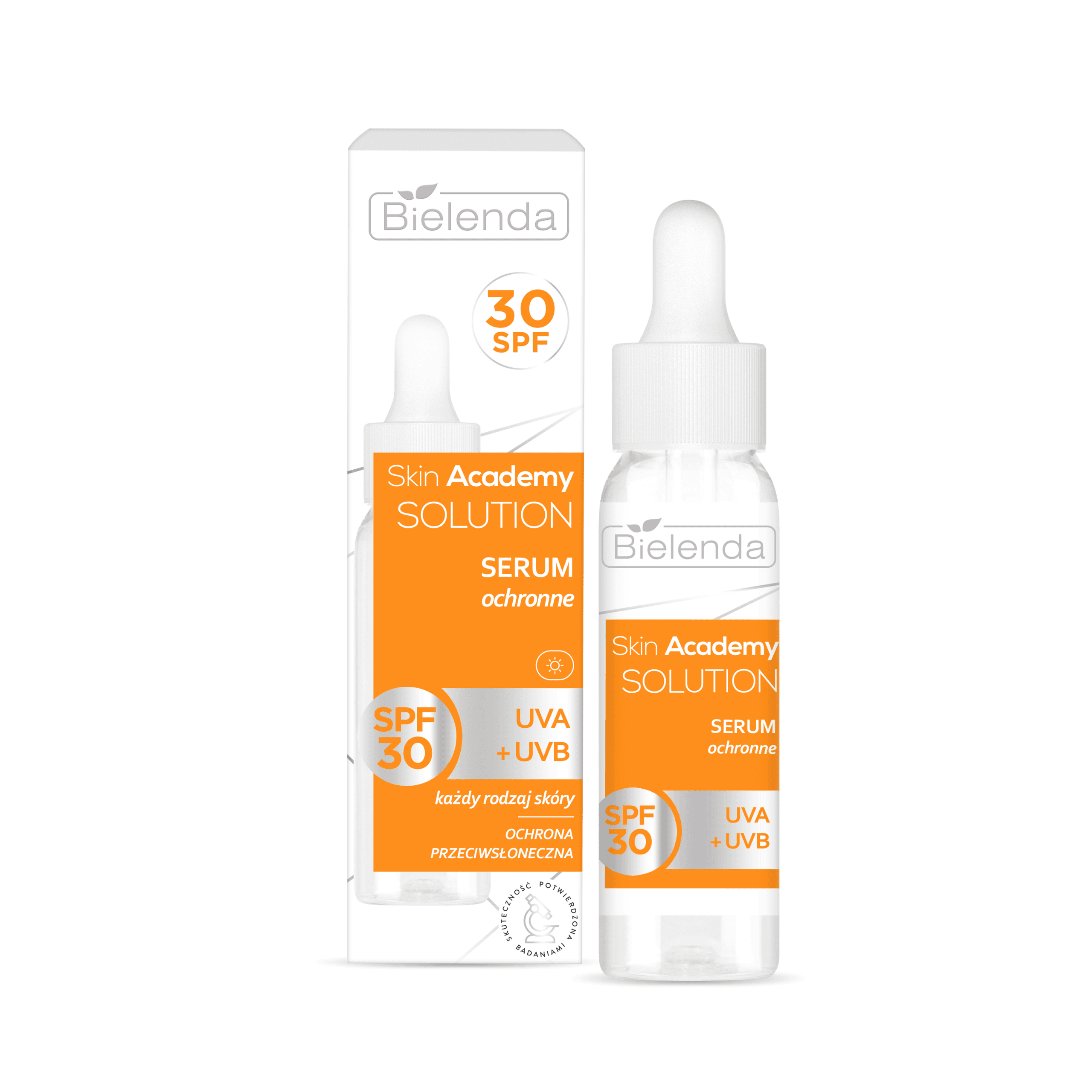 Skin Academy Solution serum ochronne SPF 30 UVA i UVB