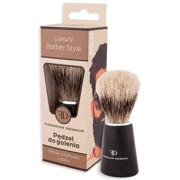Luxury Barber Style 30697 — pędzel do golenia z włosia borsuka i dzika
