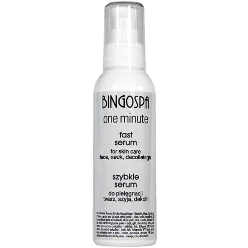 Szybkie serum twarz szyja dekolt BINGOSPA one minute