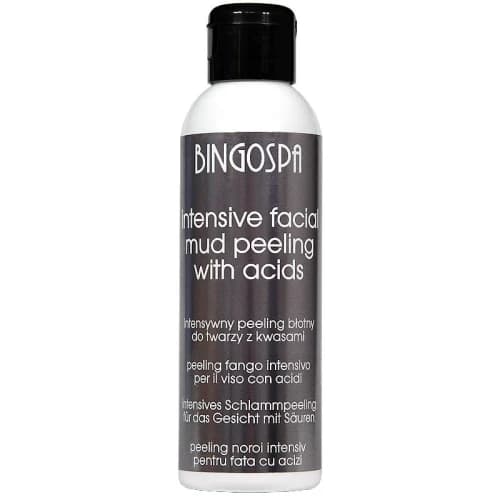 Intensive Facial Mud Peeling With Acids - Intensywny błotny peeling do twarzy z kwasem mlekowym i AHA -