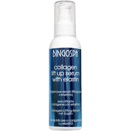 Kolagenowe serum liftingujące do twarzy z elastyną - Na Noc -
