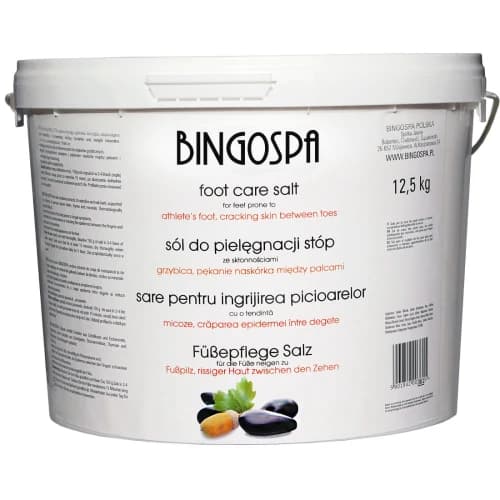 Sól do pielęgnacji stóp ze skłonnościami do grzybicy i pękania między palcami BINGOSPA