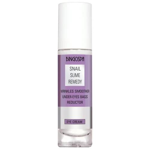SNAIL SLIME REMEDY - WRINKLES SMOOTHER UNDER EYES BAGS REDUCTOR - Wygładzający krem pod oczy ze śluzem ślimaka -