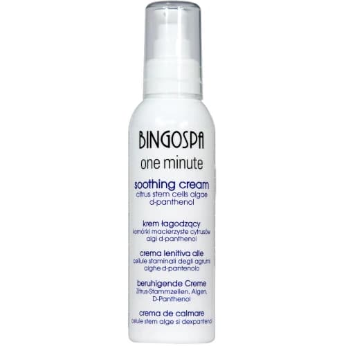 One Minute - Soothing Cream - Łagodzący krem do twarzy z komórkami macierzystymi cytrusów, algami i d-panthenolem -