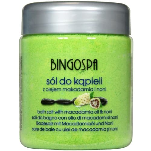 Sól do kąpieli olej makadamia i noni
