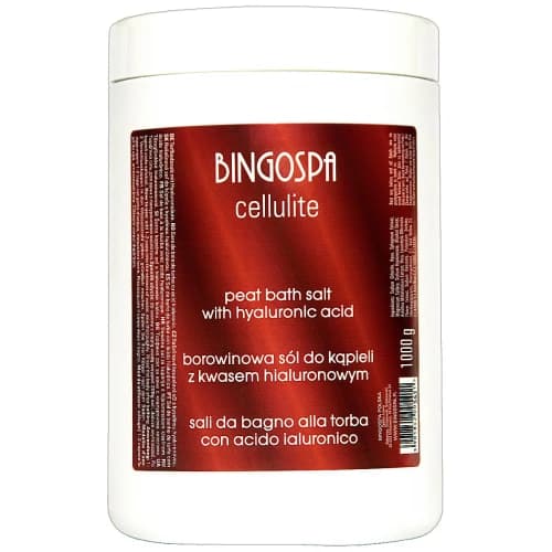 Sól borowinowa z kwasem hialuronowym BINGOSPA cellulite