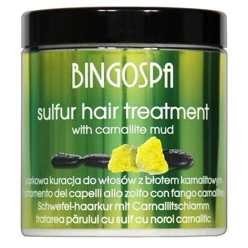 Sulfur Hair Treatment - Siarkowa kuracja do włosów z błotem karnalitowym -
