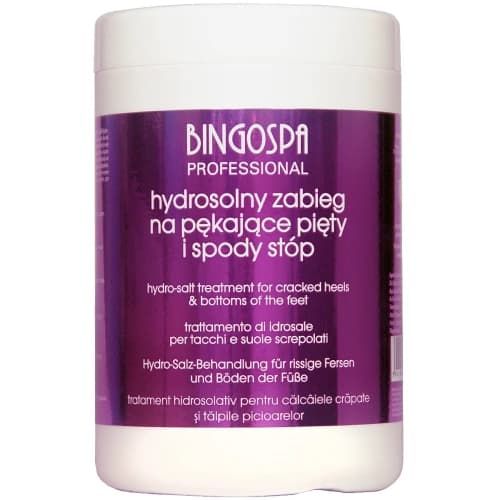 PROFESSIONAL - Hydro Salt Treatment - Hydrosolny zabieg na pękające pięty i spody stóp -