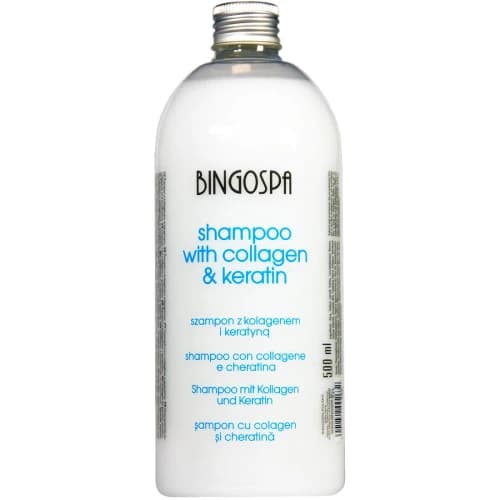 Collagen Shampoo with Keratin & Jojoba Oil - Kolagenowy szampon do włosów z keratyną i jojoba -