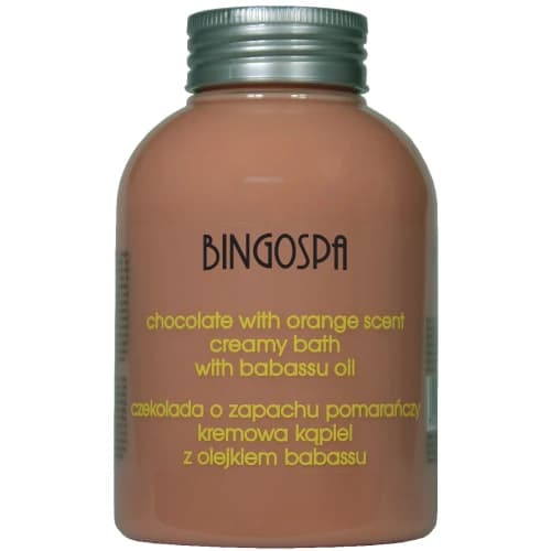 Chocolate with Orange Scent - Kremowa kąpiel z olejkiem Babassu - Czekolada o zapachu pomarańczy -