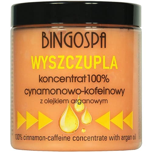 100% Cinnamon-Caffeine Concentrate With Argan Oil - Koncentrat wyszczuplający cynamonowo-kofeinowydo ciała -