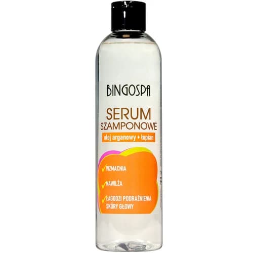 Serum szamponowe olej arganowy łopian BINGOSPA