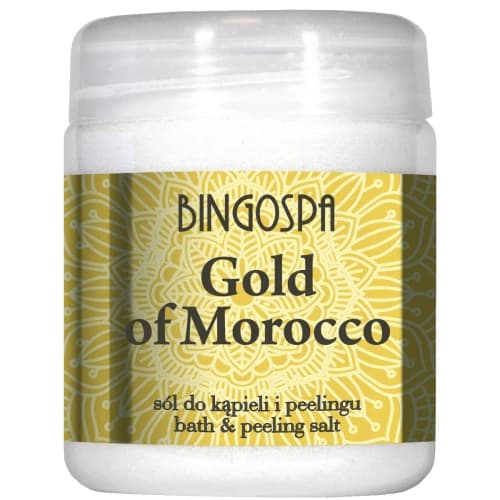 Gold of Morocco Sól do kąpieli peelingu BINGOSPA