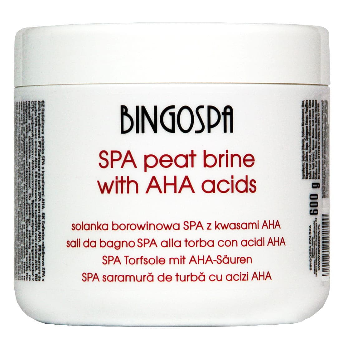 Solanka borowinowa SPA z kwasami AHA BINGOSPA