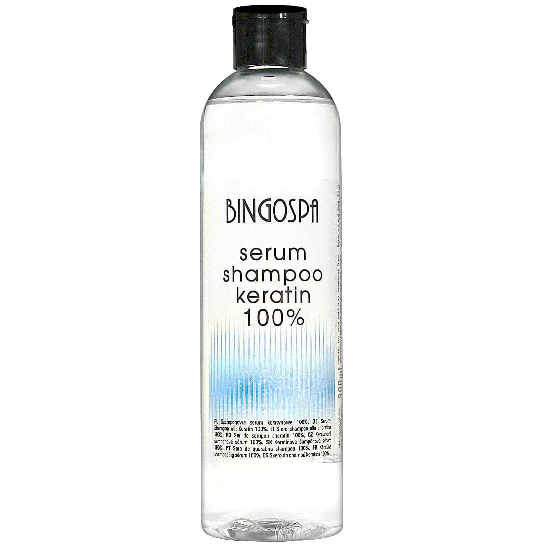LŚNIĄCE ZDROWE WŁOSY Szamponowe serum keratynowe 100% BINGOSPA