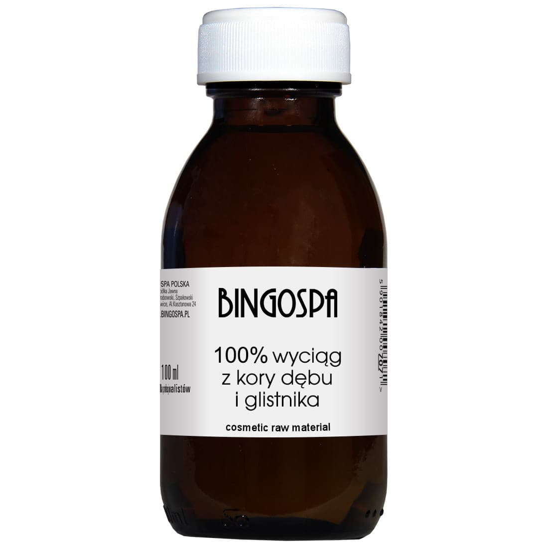 100% wyciąg z kory dębu i glistnika (surowiec kosmetyczny) BINGOSPA