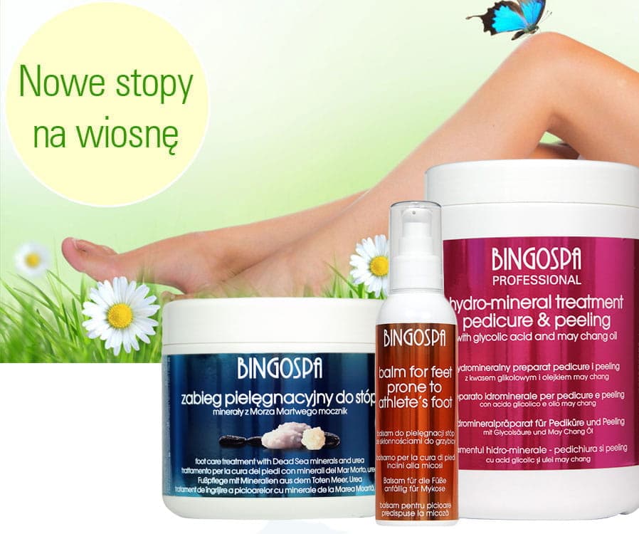 "Nowe stopy na wiosnę" kuracja BINGOSPA