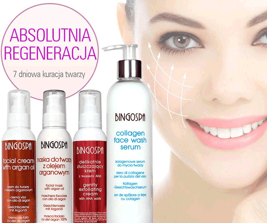 Intensywna kuracja twarzy "Absolutna Regeneracja" BINGOSPA