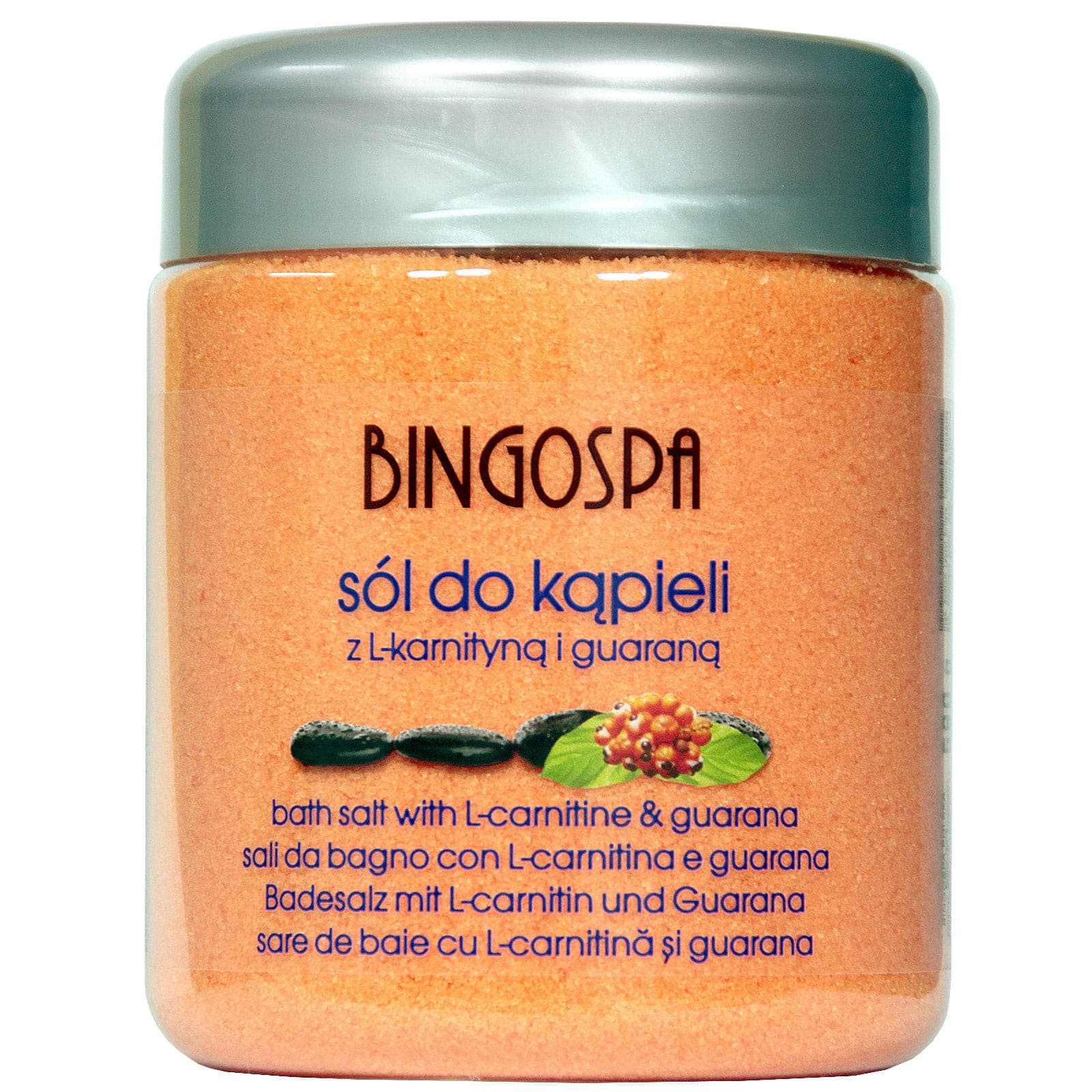 Sól do kąpieli z L-karnityną i guaraną BINGOSPA