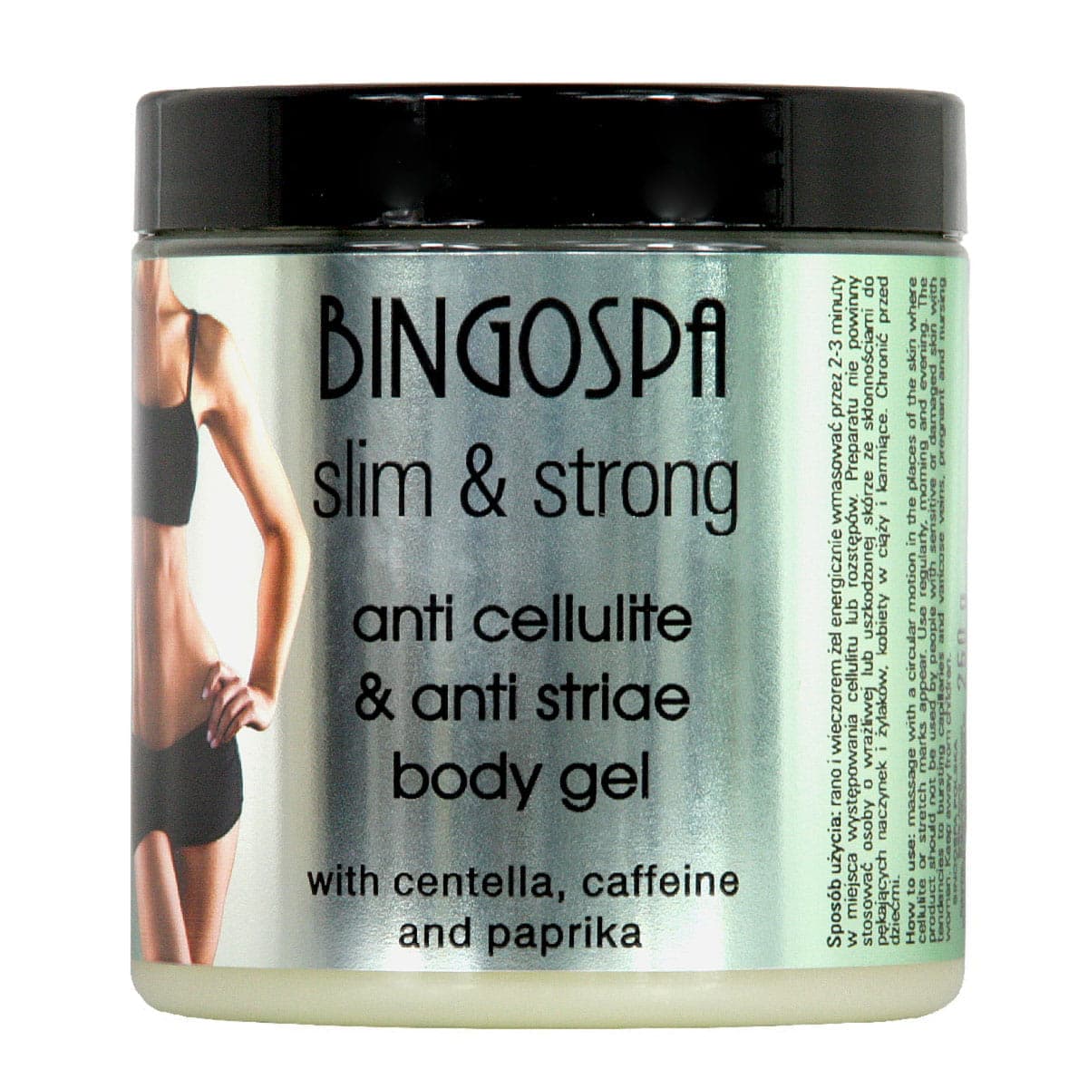 WYSZCZUPLANIE Żel do ciała z centellą, kofeiną i papryką BINGOSPA slim & strong