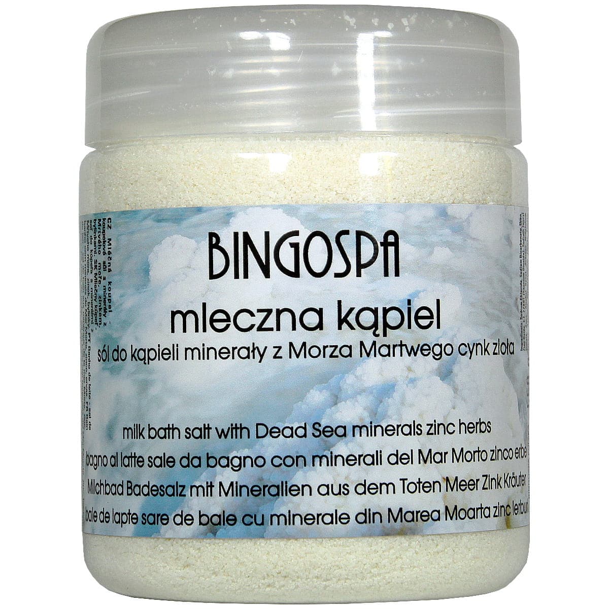 Mleczna kąpiel z minerałami z Morza Martwego BINGOSPA