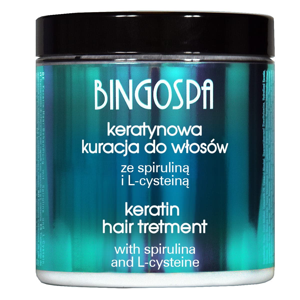 Keratynowa kuracja do włosów ze spiruliną i L-cysteiną BINGOSPA