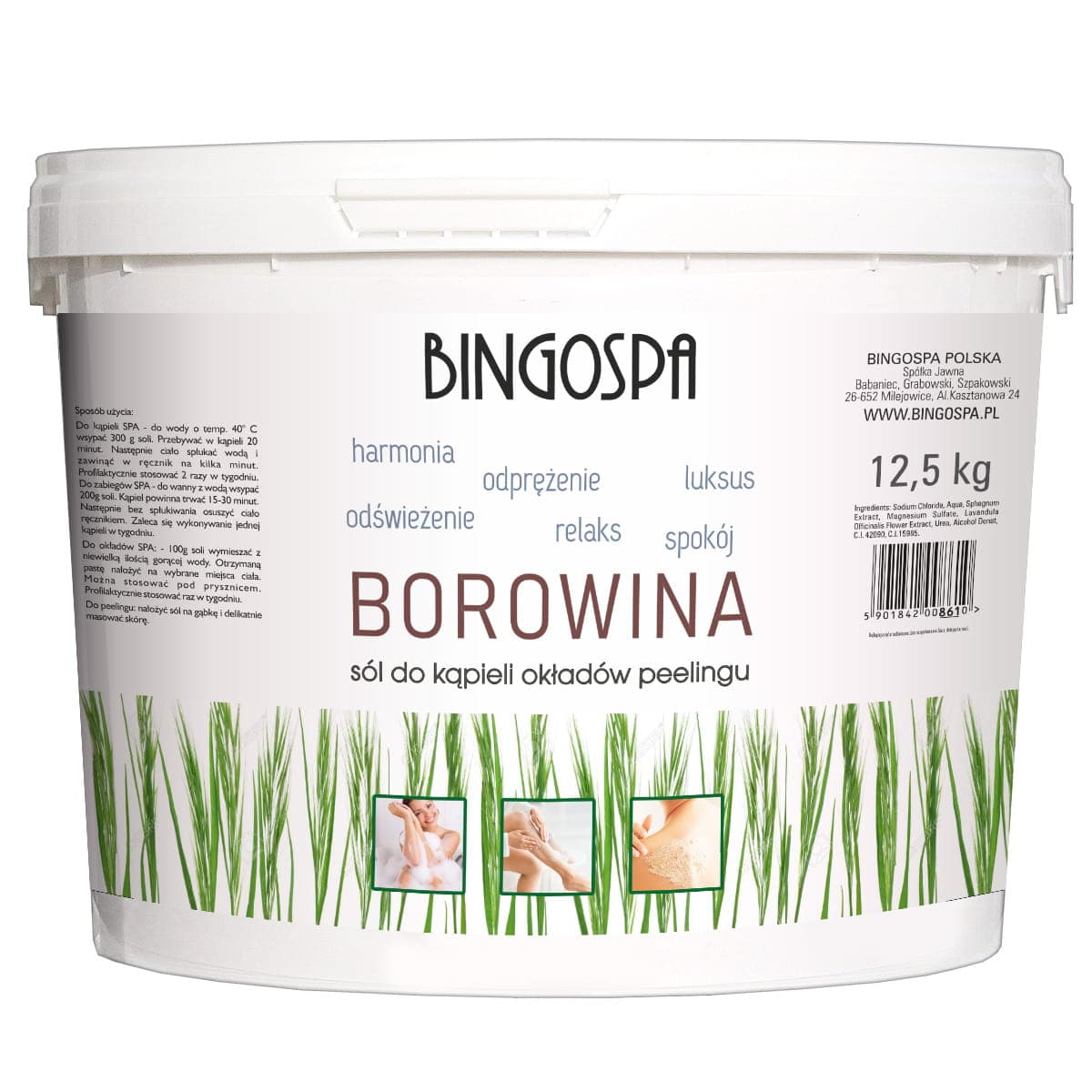 Sól borowinowa do kąpieli i okładów BINGOSPA