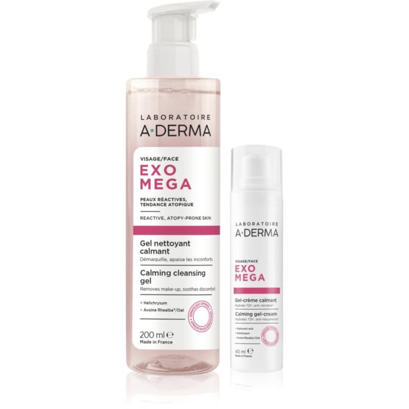 Exomega Calming Set zestaw Do cery suchej i atopowej