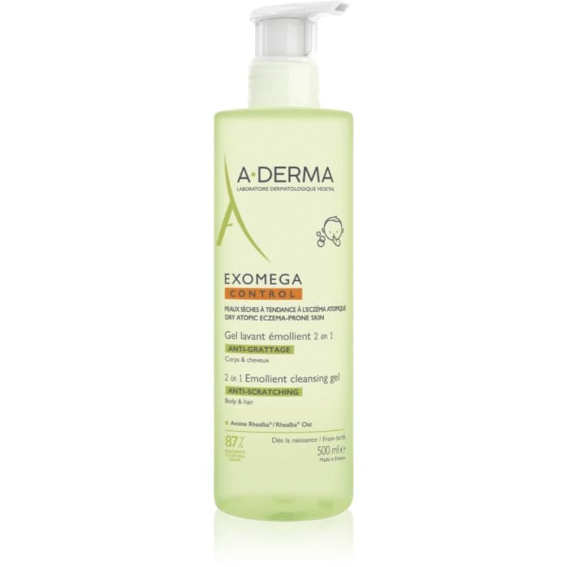 Exomega Control 2 in 1 emollient cleansing gel żel pod prysznic do skóry suchej i atopowej