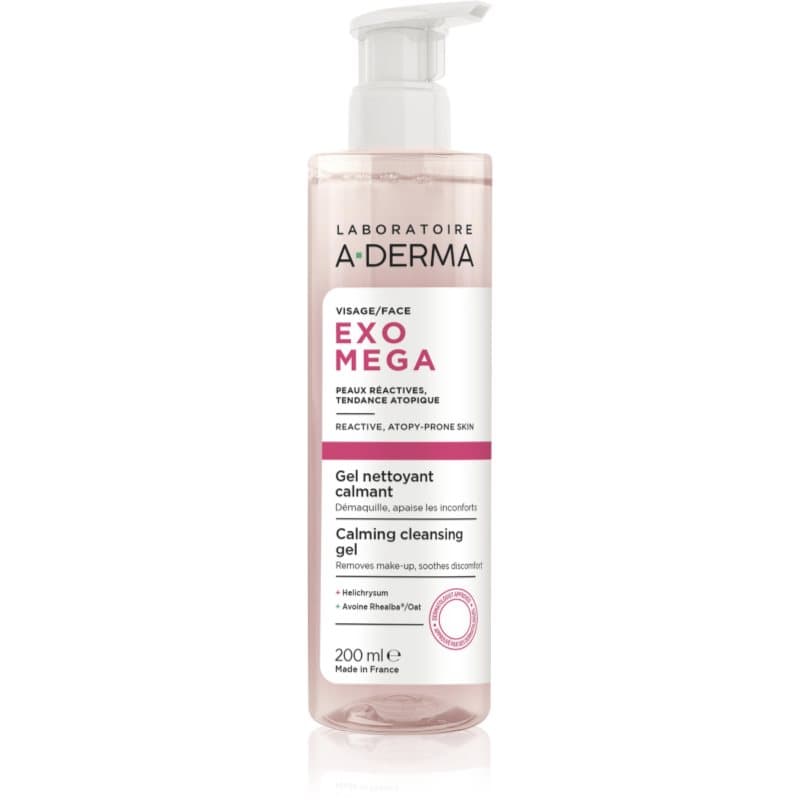 Exomega Calming Cleansing Gel oczyszczający żel do demakijażu o działaniu uspokajającym