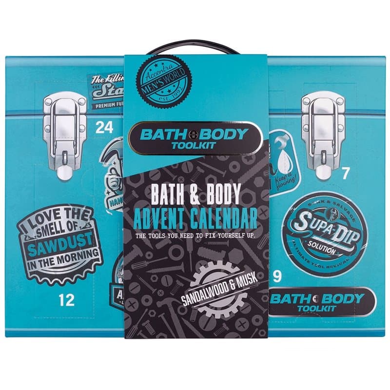 BATH and BODY TOOLKIT kalendarz adwentowy dla mężczyzn