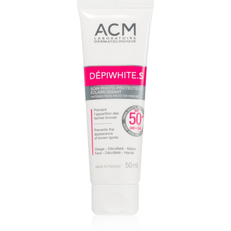 Dépiwhite S krem ochronny na twarz i szyję SPF 50+