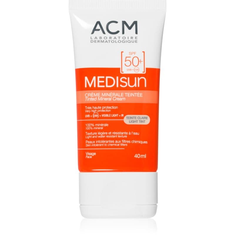 Medisun krem mineralny nawilżająco-tonujący SPF 50+ odcień Light Tint