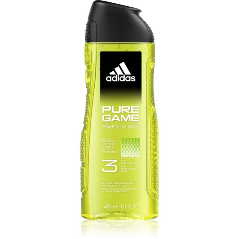 Pure Game żel pod prysznic do twarzy, ciała i włosów 3 w 1 dla mężczyzn