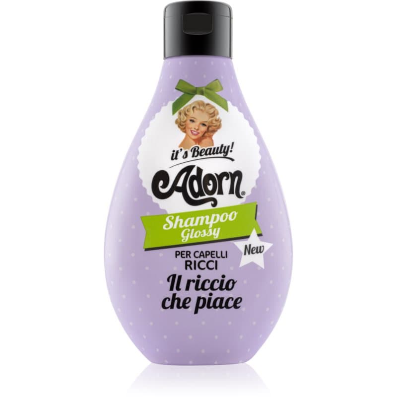 Glossy Shampoo szampon do włosów kręconych i falowanych nadający blask włosom kręconym i falowanym Shampoo Glossy
