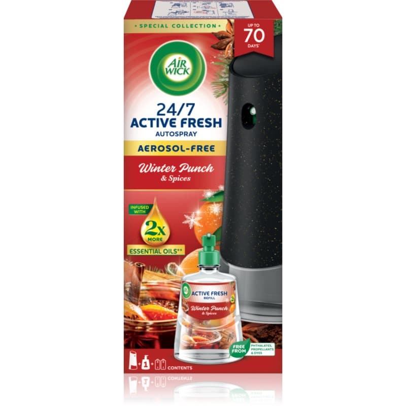 Active Fresh Winter Punch & Spices automatyczny odświeżacz powietrza z wkładem