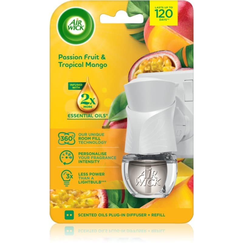 Electric Passion Fruit & Tropical Mango elektryczny odświeżacz powietrza z napełnieniem