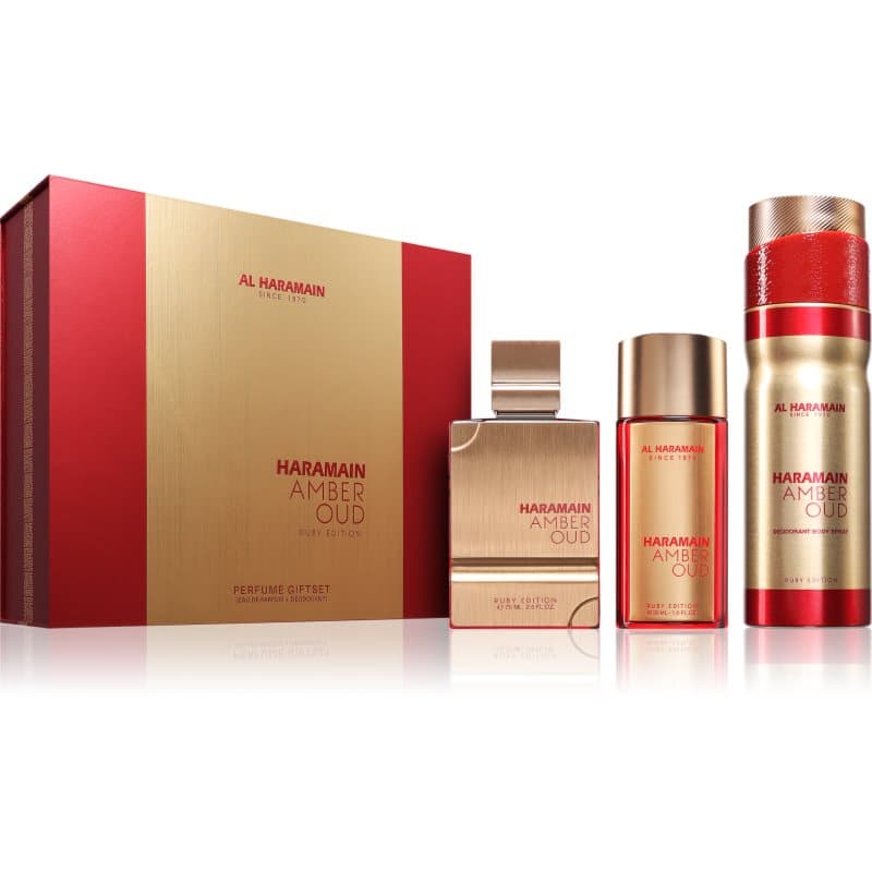 Amber Oud Ruby Edition zestaw upominkowy unisex