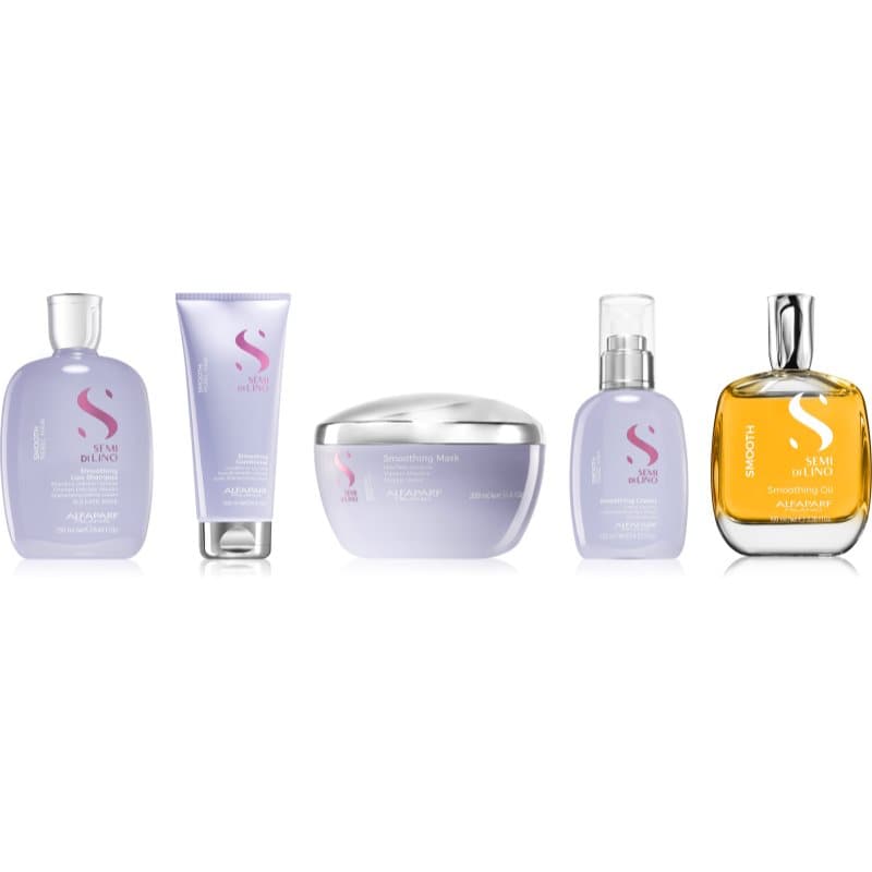 Semi di Lino Smooth Smoothing Kit zestaw do włosów nieposłusznych i puszących się